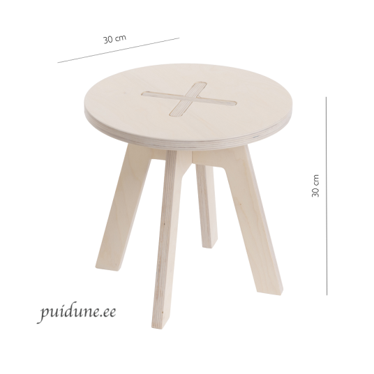 Väike tool valge ümmargune.png
