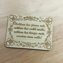 Õnnesooviga magnet