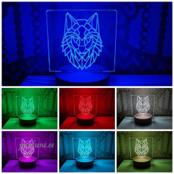 Valgustusega leedlamp Hunt