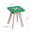 Kandiline puidust lastetool roheline mõõtudega.png